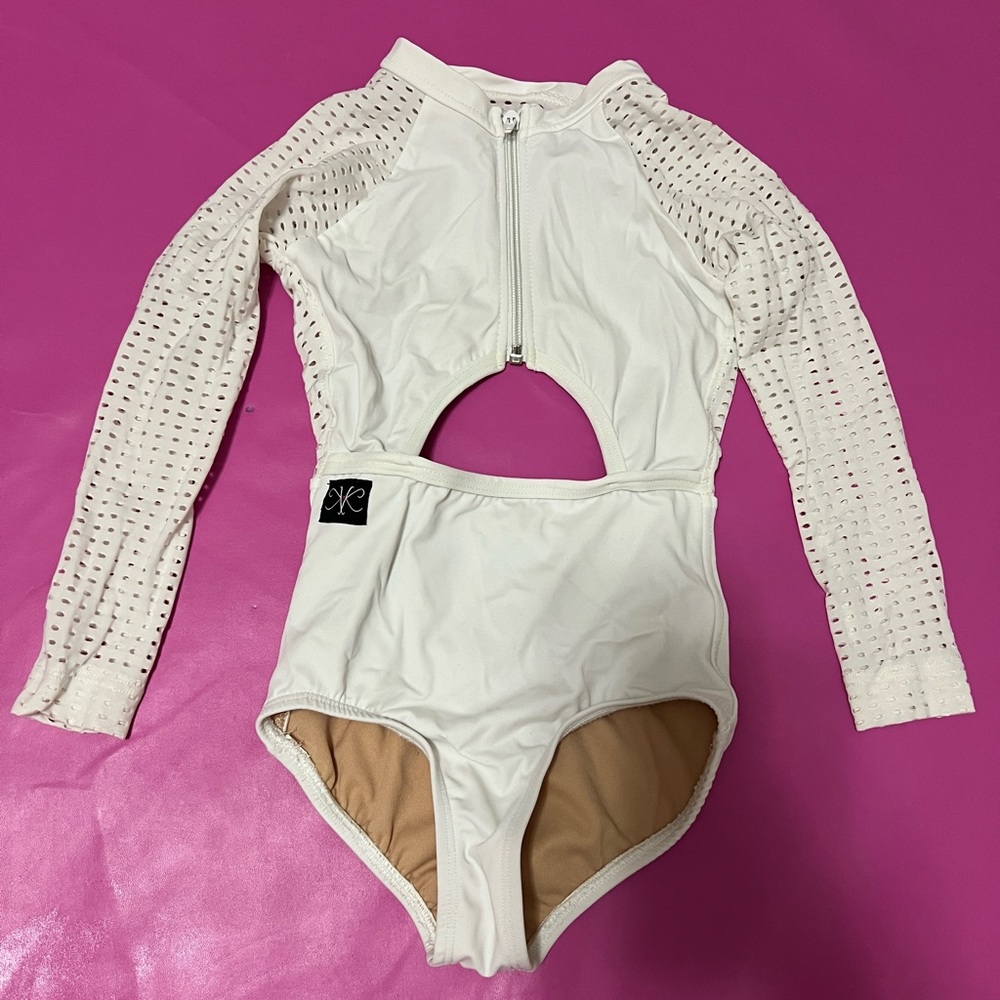 Kandi Kouture White Danceweqr Leotard